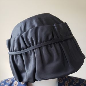 Vintage 1950s 1960s Black Hat